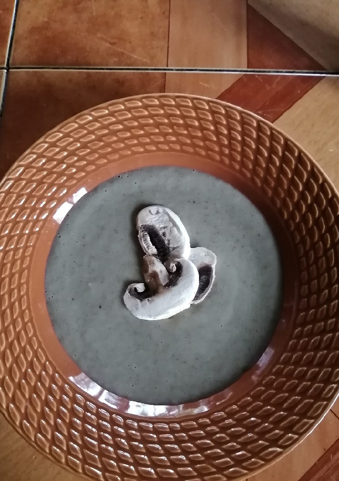 Una foto de Crema de champiñones