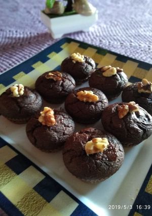 Una foto de Muffins de chocolate