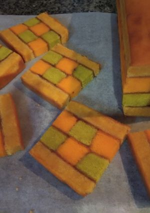 Foto resep Bolu lapis dadu