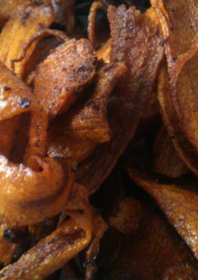 Una foto de Chips de zanahoria