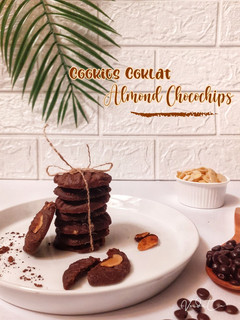 Foto resep Cookies Coklat Almond Chocochips