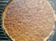 Una foto de relleno de kuchen de nuez
