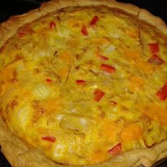 Ham and cheese pie A picture of Ham and cheese pie.