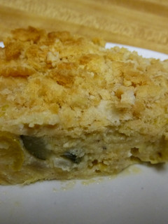A picture of Lee's Simply Delicious Squash Casserole.