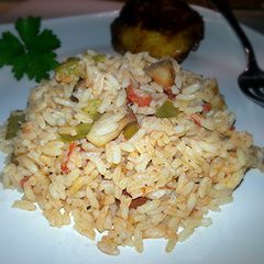 A picture of Perlow (A Southern Rice Dish).