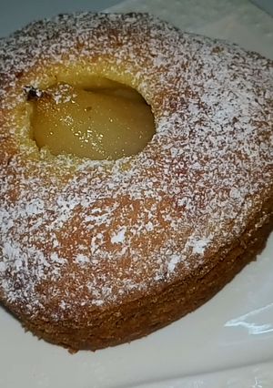 صورة لوصفة كيكة الاجاص الهشة من ام اسيل