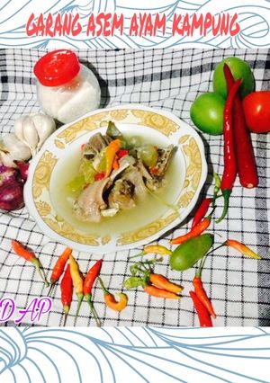 Foto resep Garang Asem Ayam Kampung Enak Ala Santy