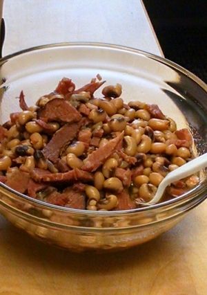 A picture of Black Eyed Peas & Ham.