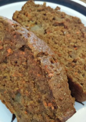 A picture of Low fat carrot bread.