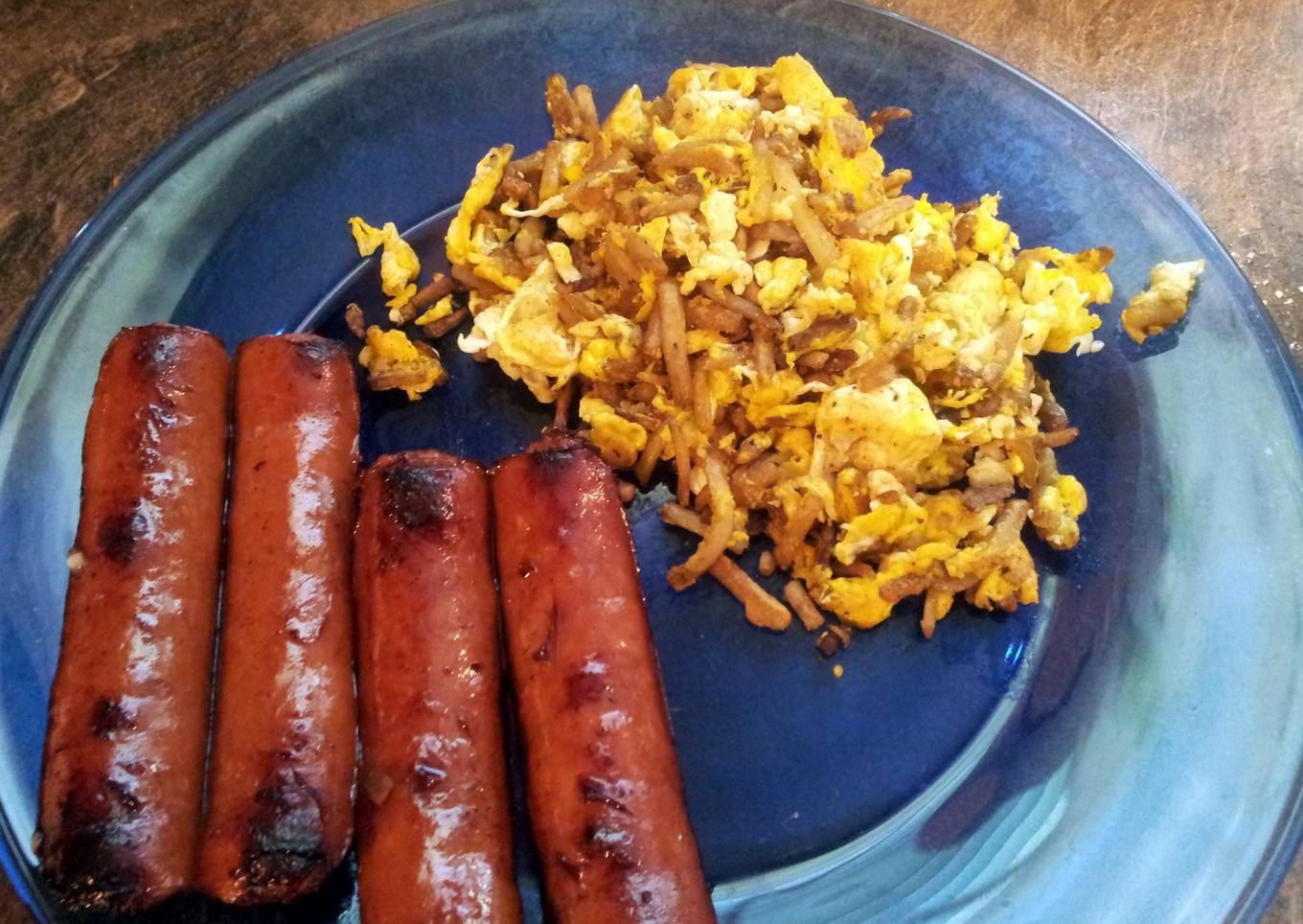 Creole Scramble Eggs & Potatoes