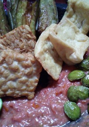 Foto resep Sambal trasi + jeruk kuwek