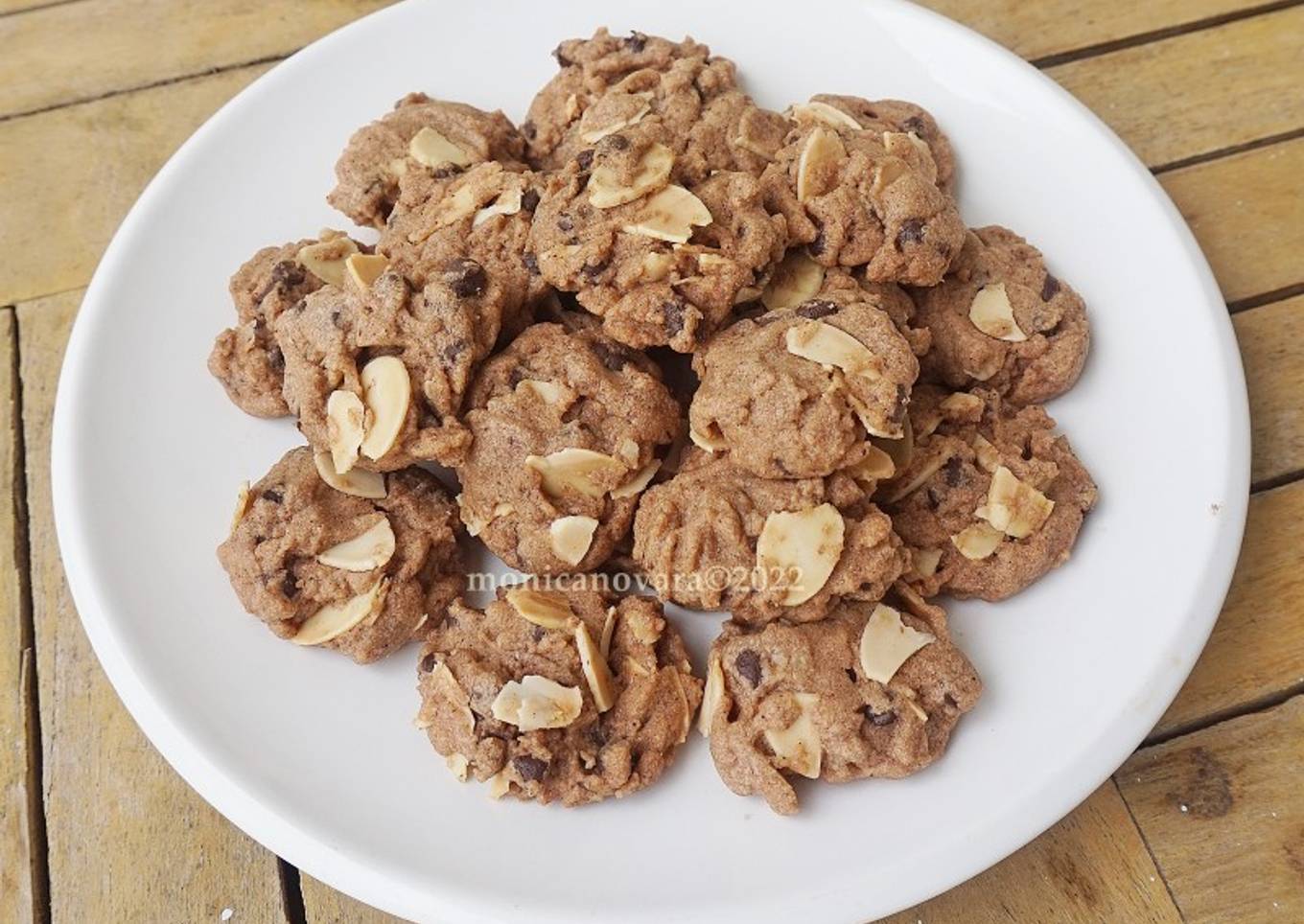 Double Choco + Almond Cookies