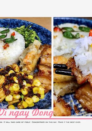 Hình của món Cơm trắng ngũ vị nóng hổi - tập 1.