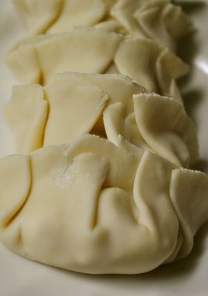 A picture of Handmade Gyoza Skins.