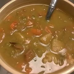 A picture of Crock Pot Split Pea Soup.