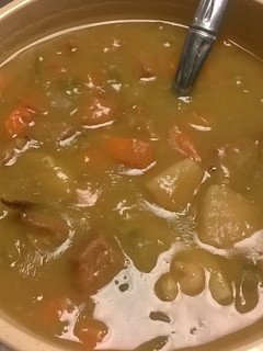 A picture of Crock Pot Split Pea Soup.