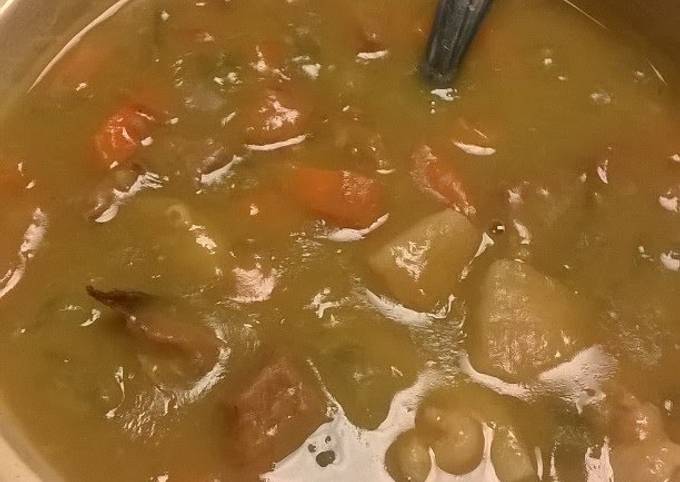 Recipe of Homemade Crock Pot Split Pea Soup