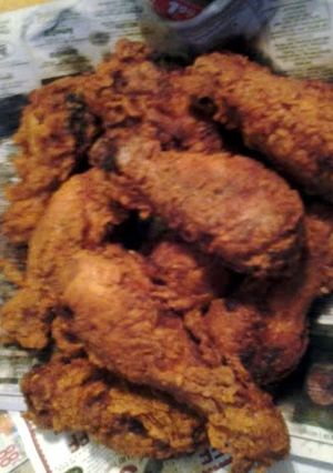 A picture of extra crispy spicy chicken.