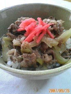 A picture of Beef Rice Bowl.