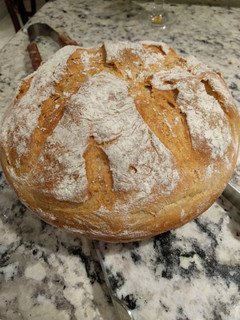 A picture of Crazy Easy Crusty Artisan Bread.