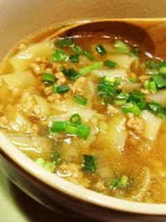 A picture of Impromptu Wonton Soup.