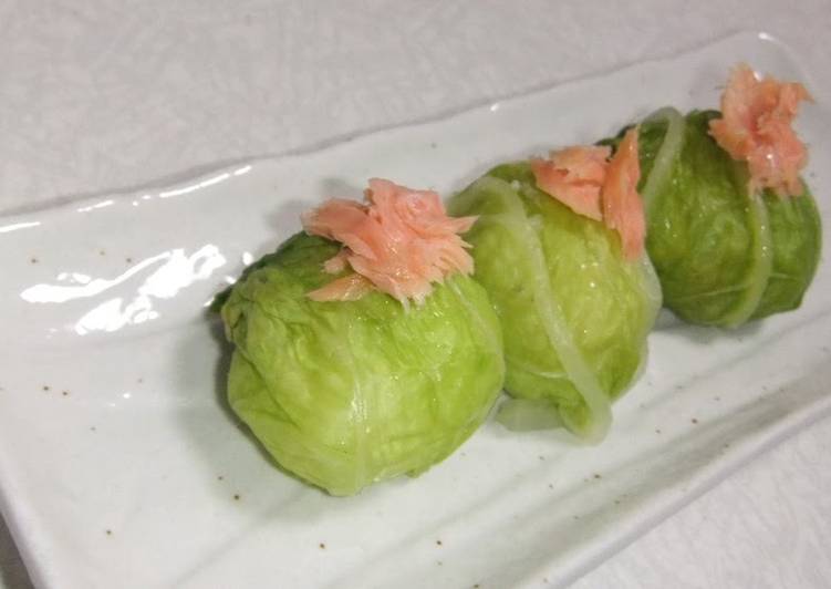 Steps to Make Speedy Chinese Cabbage Sushi Balls