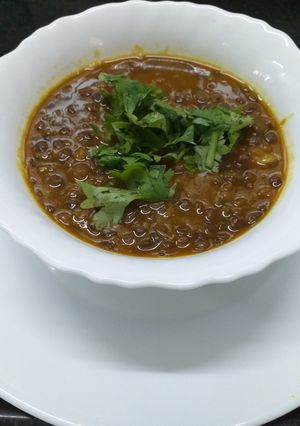 A picture of UP Style Masoor Daal.