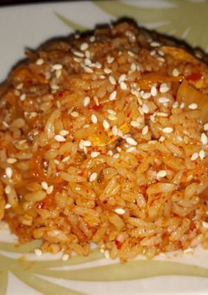 Foto resep Nasi Goreng Kimchi tanpa Gochujang