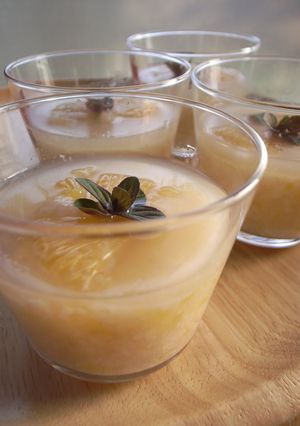 A picture of Sweet Summer Orange and Amazake Jelly.