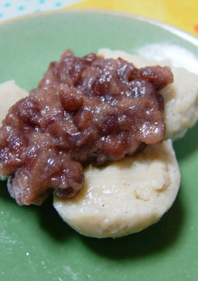 A picture of Buckwheat & Tofu Dango.
