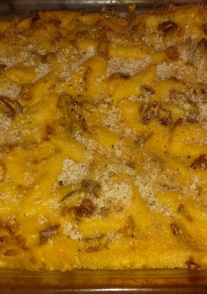A picture of Nikki's Bacon Mac n Cheese.