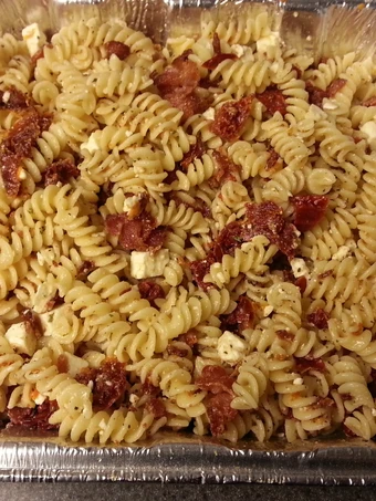 Easy Way Prepare Salad pasta &#34;Italia bertemu Yunani&#34; which Delicious