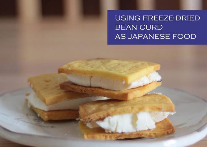 Koya Dofu (Freeze-dried Tofu) Cheese Crackers Curry Flavored Recipe