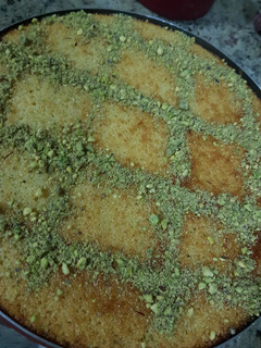 صورة لوصفة بسبوسه القشطه