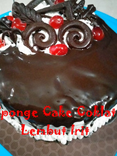 Foto resep Sponge Cake Coklat Lembut Irit 4 Telur
