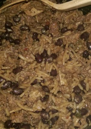 A picture of Cheaters/easy dirty rice.