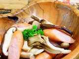 sausage mushroom steamed