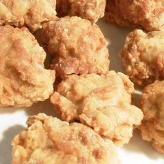 A picture of Crispy and Delicious Penny Pinching Karaage using Pork Off Cuts.