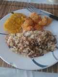 Ajillo shrimps. Camarones al ajillo.