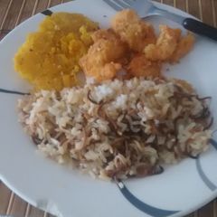 A picture of Ajillo shrimps. Camarones al ajillo..