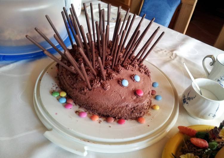 Easiest Way to Prepare Any-night-of-the-week hedgehog cake