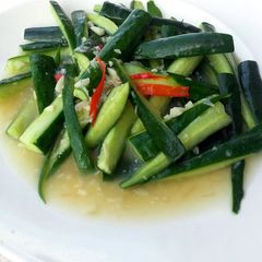 A picture of Cucumber Stir Fry.