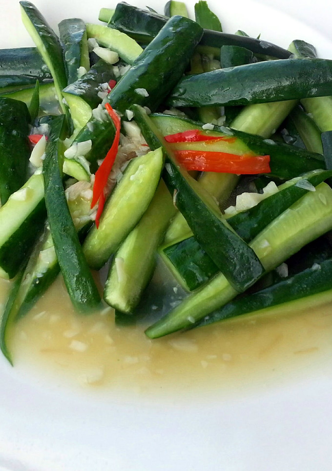 A picture of Cucumber Stir Fry.