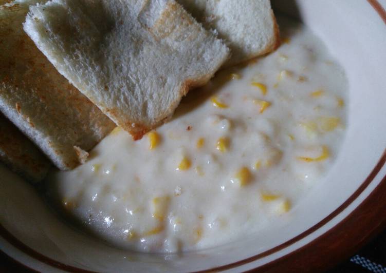Recipe: Yummy Sup krim jagung