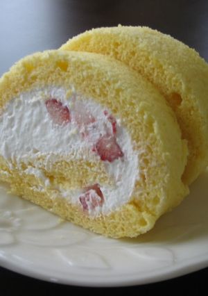 A picture of Only Three Ingredients! Standard Easy Swiss Rolls.