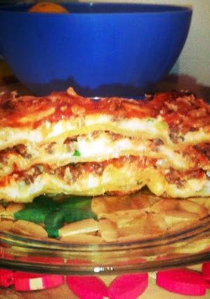 A picture of L's Easy Lasagna.