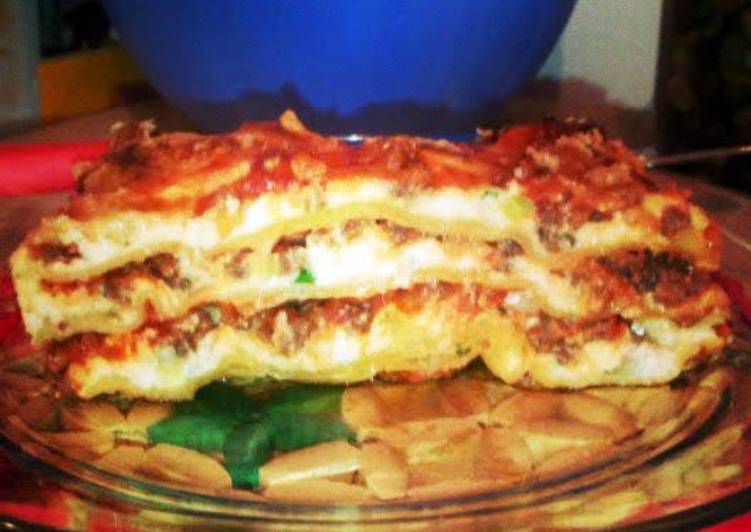 Steps to Prepare Any-night-of-the-week L&#39;s Easy Lasagna