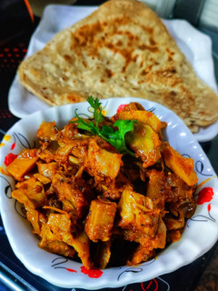 अचारी मसाला कटहल रेसिपी मुख्य फोटो