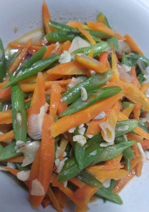 Foto resep Tumis buncis wortel super cepat dan simple non MSG