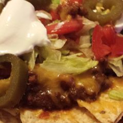 A picture of Taco nachos.